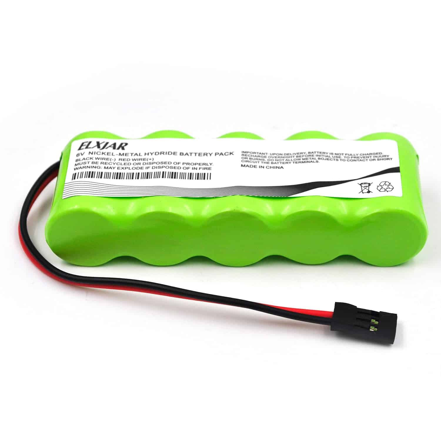 YUTSUJO (Paquete de 4) 6V 1500mAh 2/3A Batería RC - Imagen 5