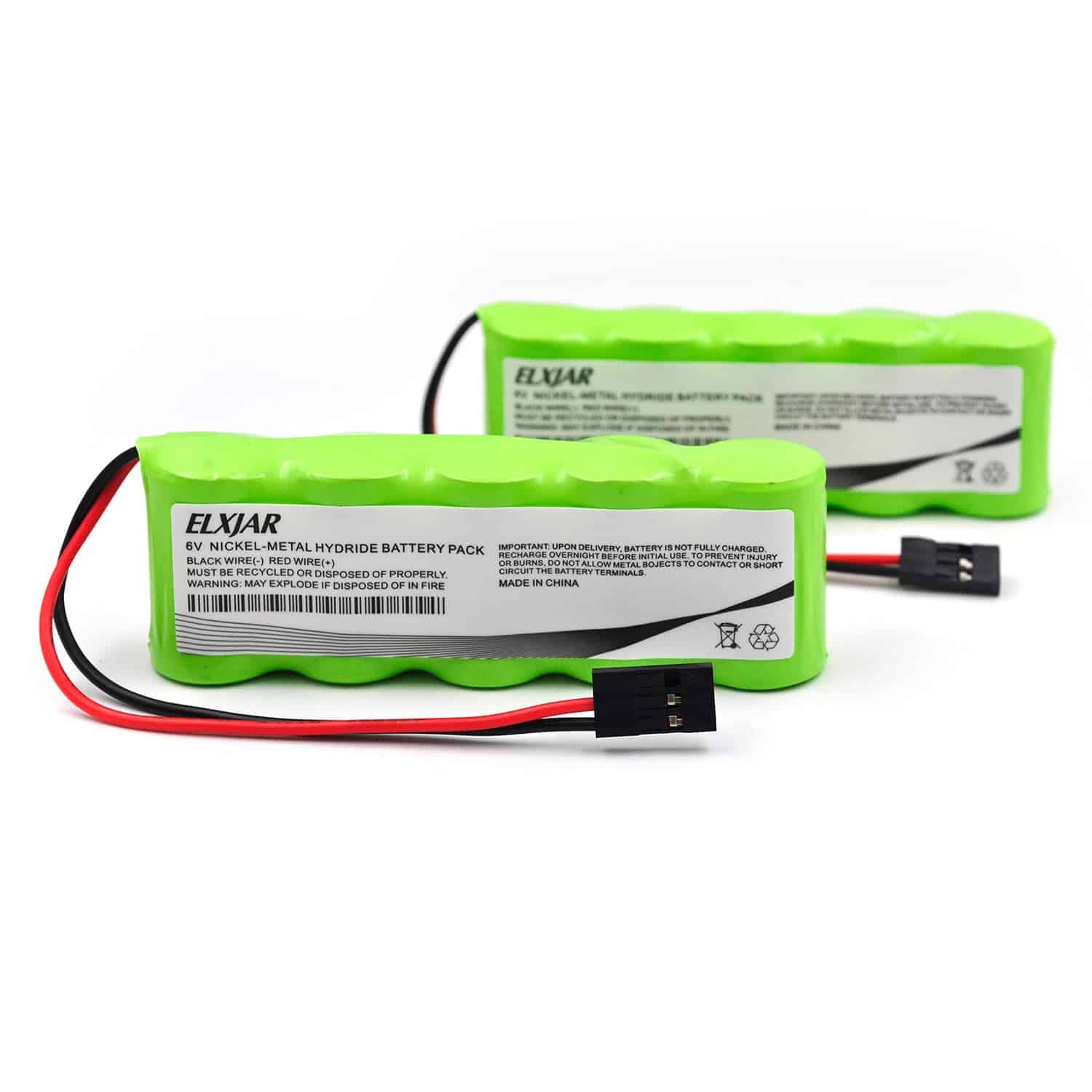 YUTSUJO (Paquete de 4) 6V 1500mAh 2/3A Batería RC - Imagen 6