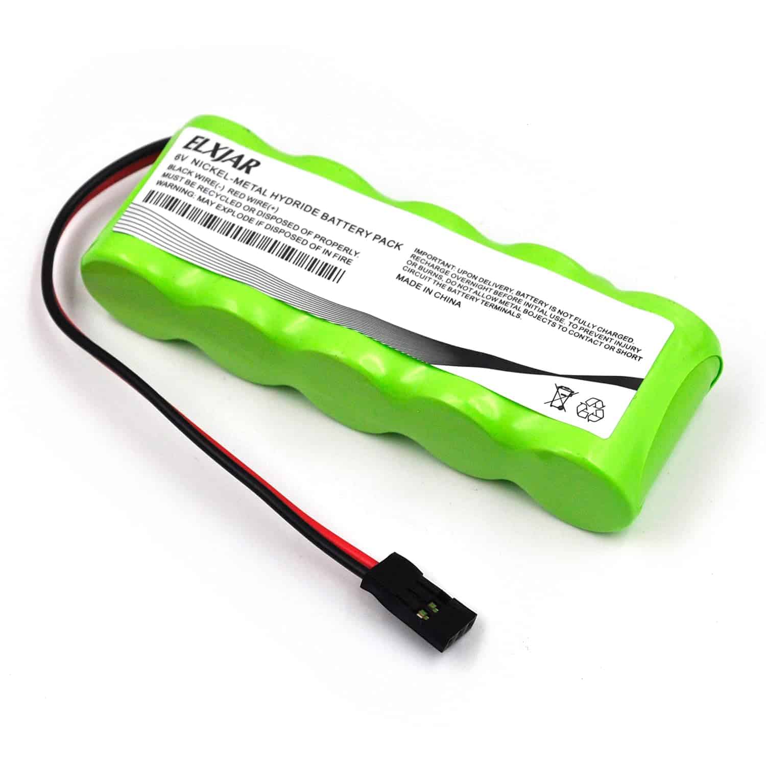 YUTSUJO (Paquete de 4) 6V 1500mAh 2/3A Batería RC - Imagen 4