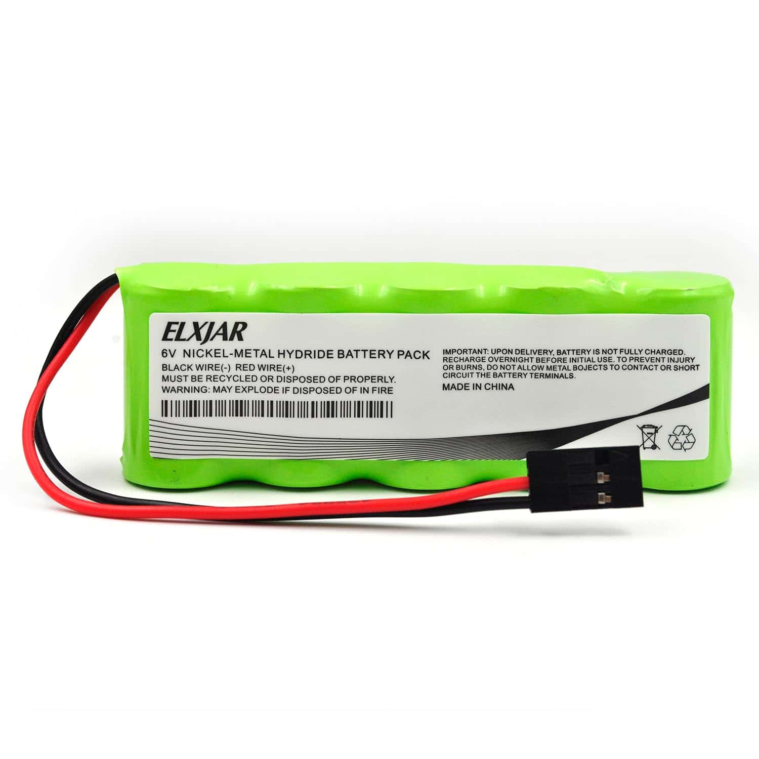 YUTSUJO (Paquete de 4) 6V 1500mAh 2/3A Batería RC - Imagen 3