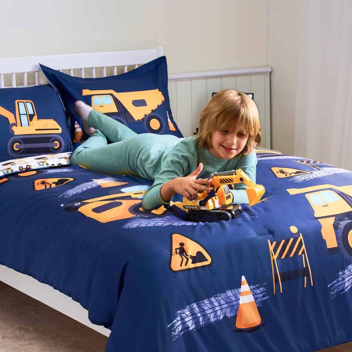 Juego de Edredón Gemelo para Niños - Set de Ropa de Cama de - Imagen 8