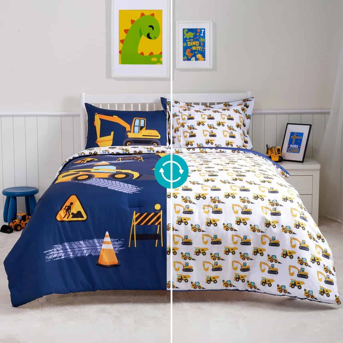 Juego de Edredón Gemelo para Niños - Set de Ropa de Cama de - Imagen 5