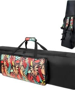 Estuche de Teclado de 88 Teclas Borcolo, 53.5"x12.6"x6.3"