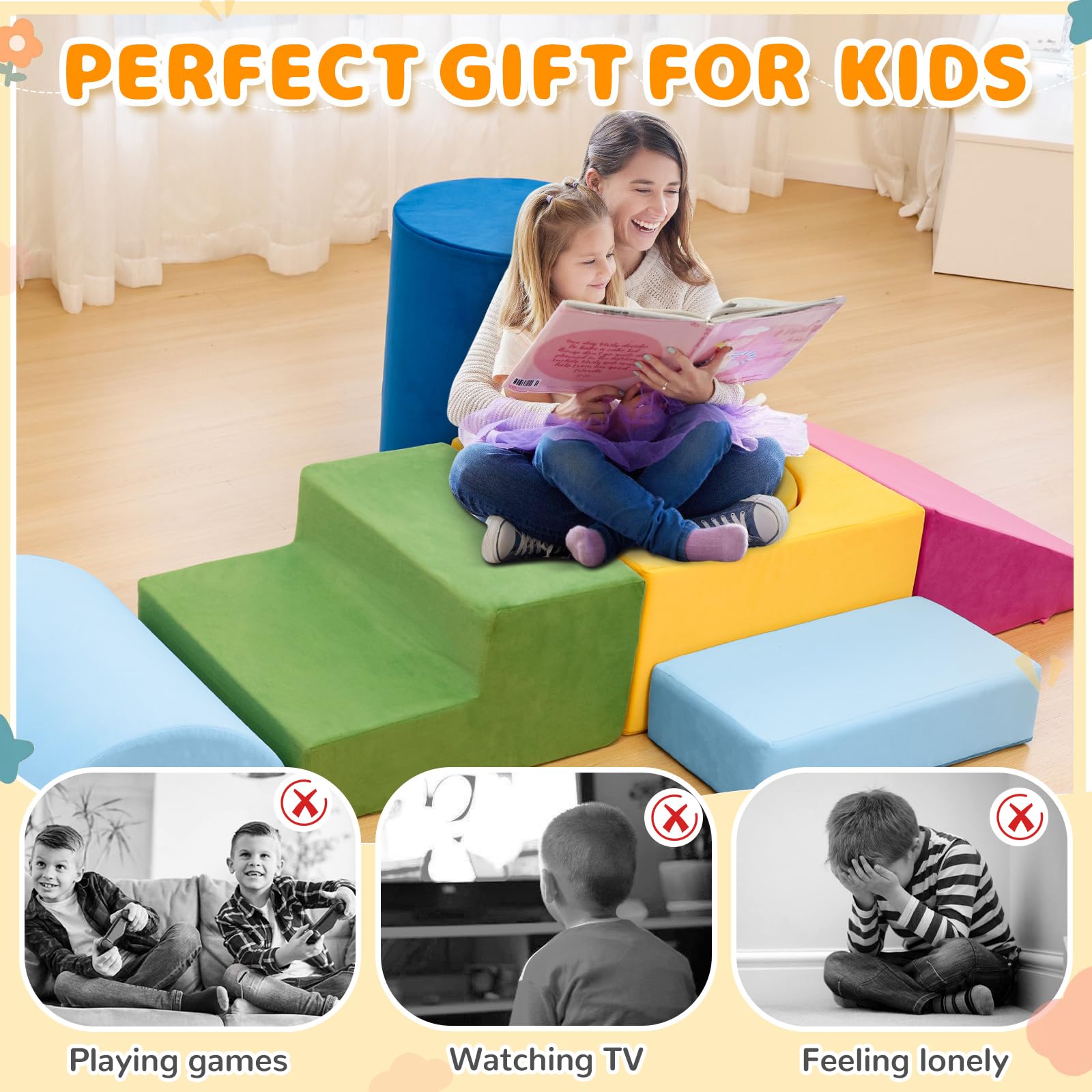 Edbuosy Juegos de Escalada para Niños Pequeños en - Imagen 6