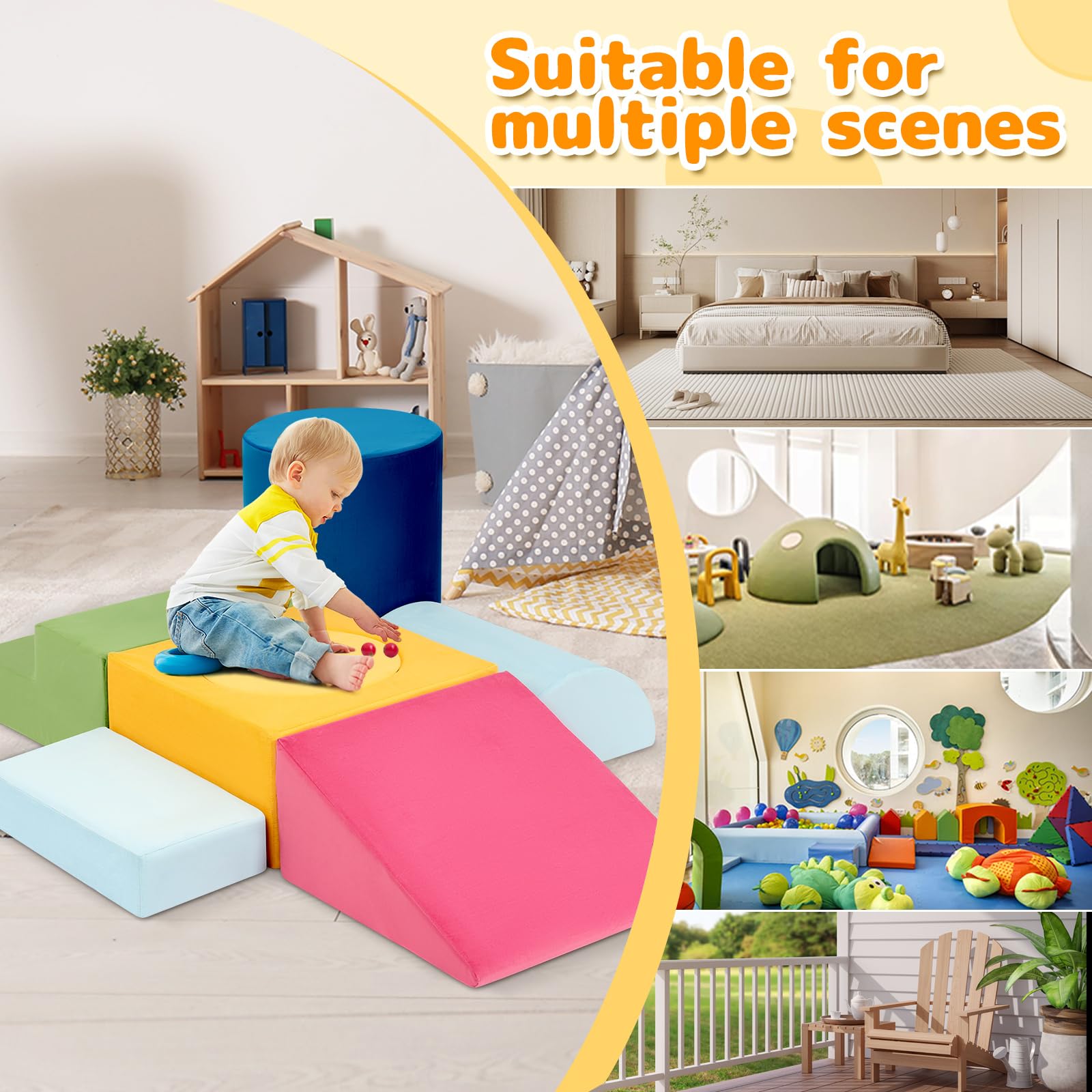 Edbuosy Juegos de Escalada para Niños Pequeños en - Imagen 7