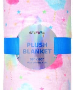 Manta de felpa sedosa con estampado de dulces 56" x 60" -