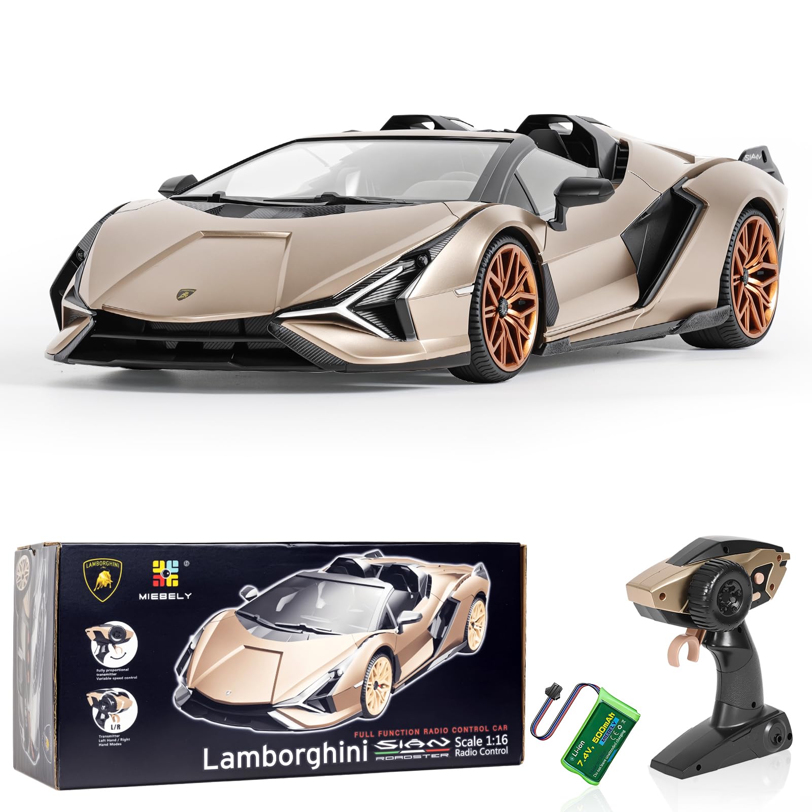 Carro de Control Remoto Lamborghini MIEBELY, Coche de