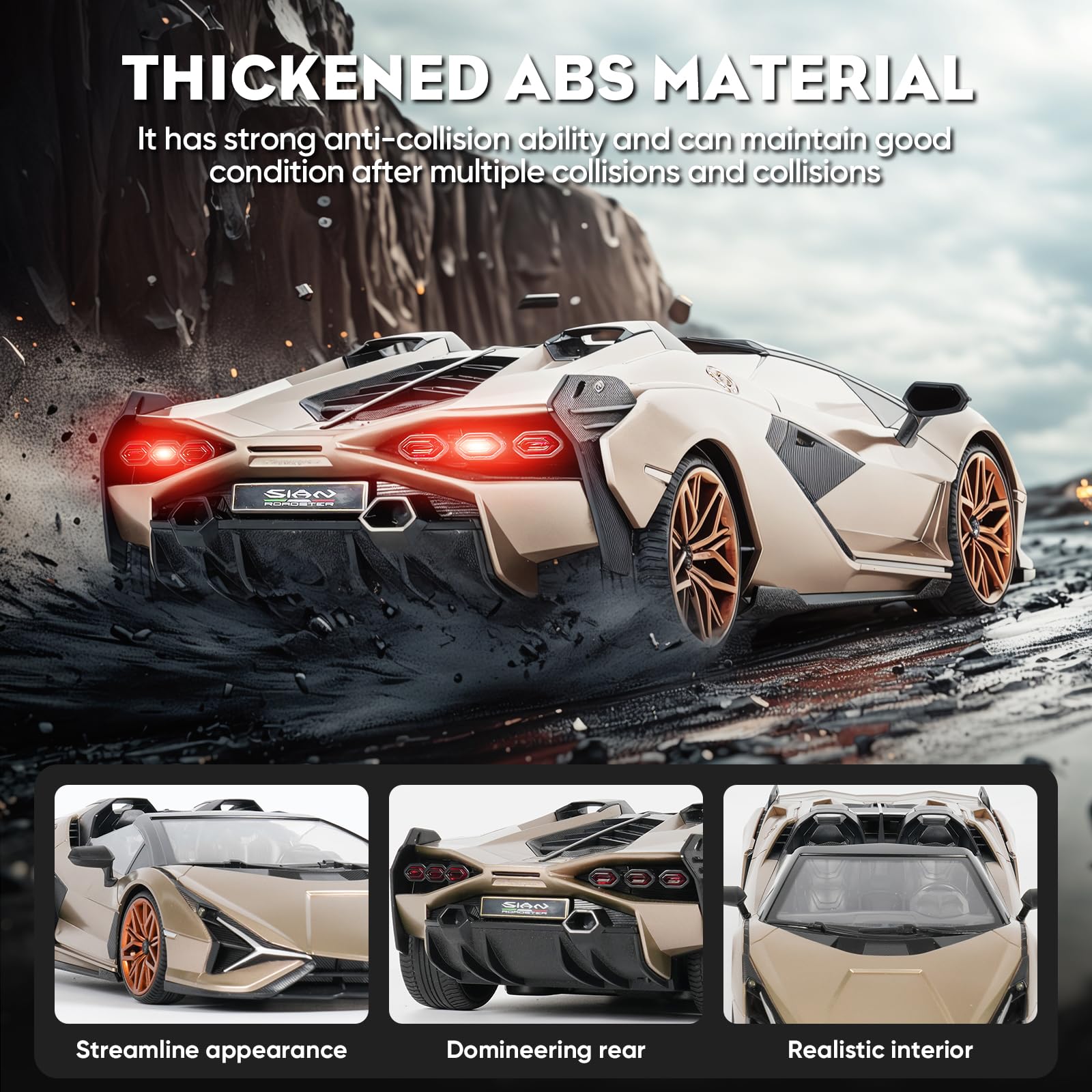 Carro de Control Remoto Lamborghini MIEBELY, Coche de - Imagen 6