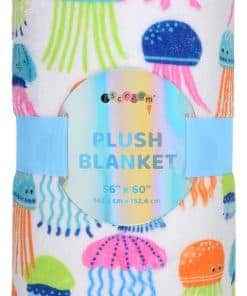 Manta de Felpa Suave con Estampado Divertido 56" x 60" -