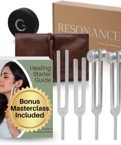 Juego de Diapasones de Resonancia para Sanación - 128Hz,