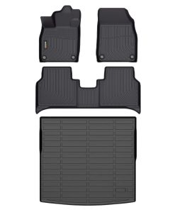 Juego de tapetes para piso de auto todo clima y forro de
