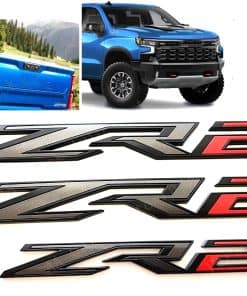 Tomilia 3 Piezas Emblemas ZR2 Nuevos para la Reemplazo de