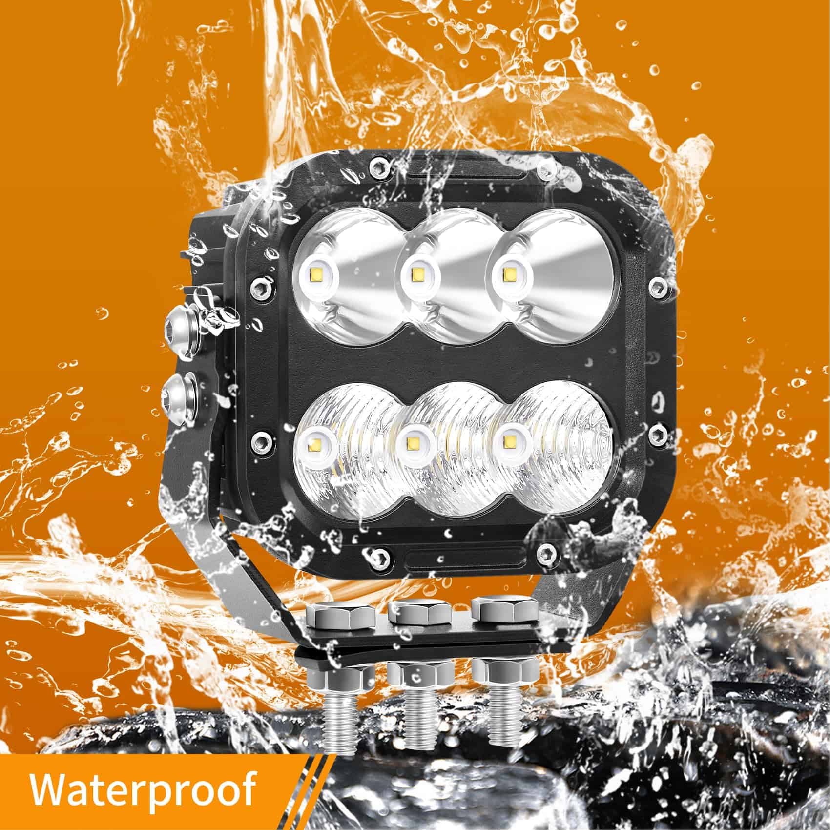 Luces LED SAN YOUNG, 5 Pulgadas Luces de Conducción Todo - Imagen 5