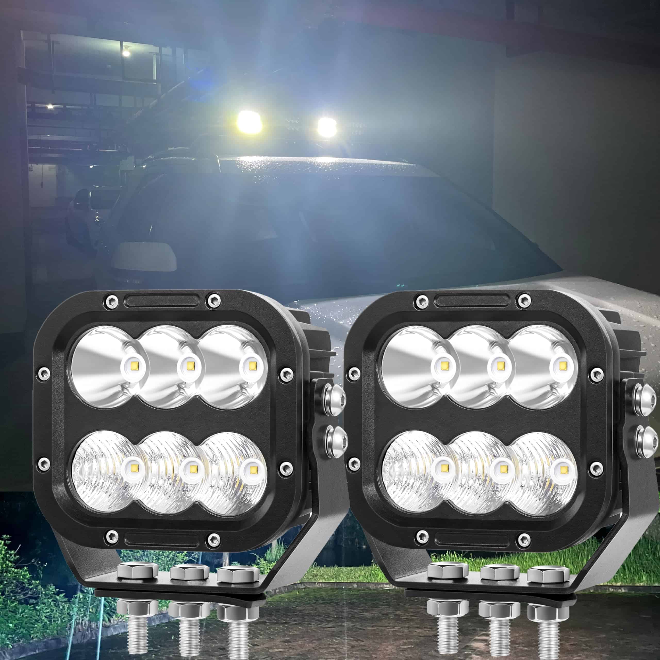 Luces LED SAN YOUNG, 5 Pulgadas Luces de Conducción Todo - Imagen 3