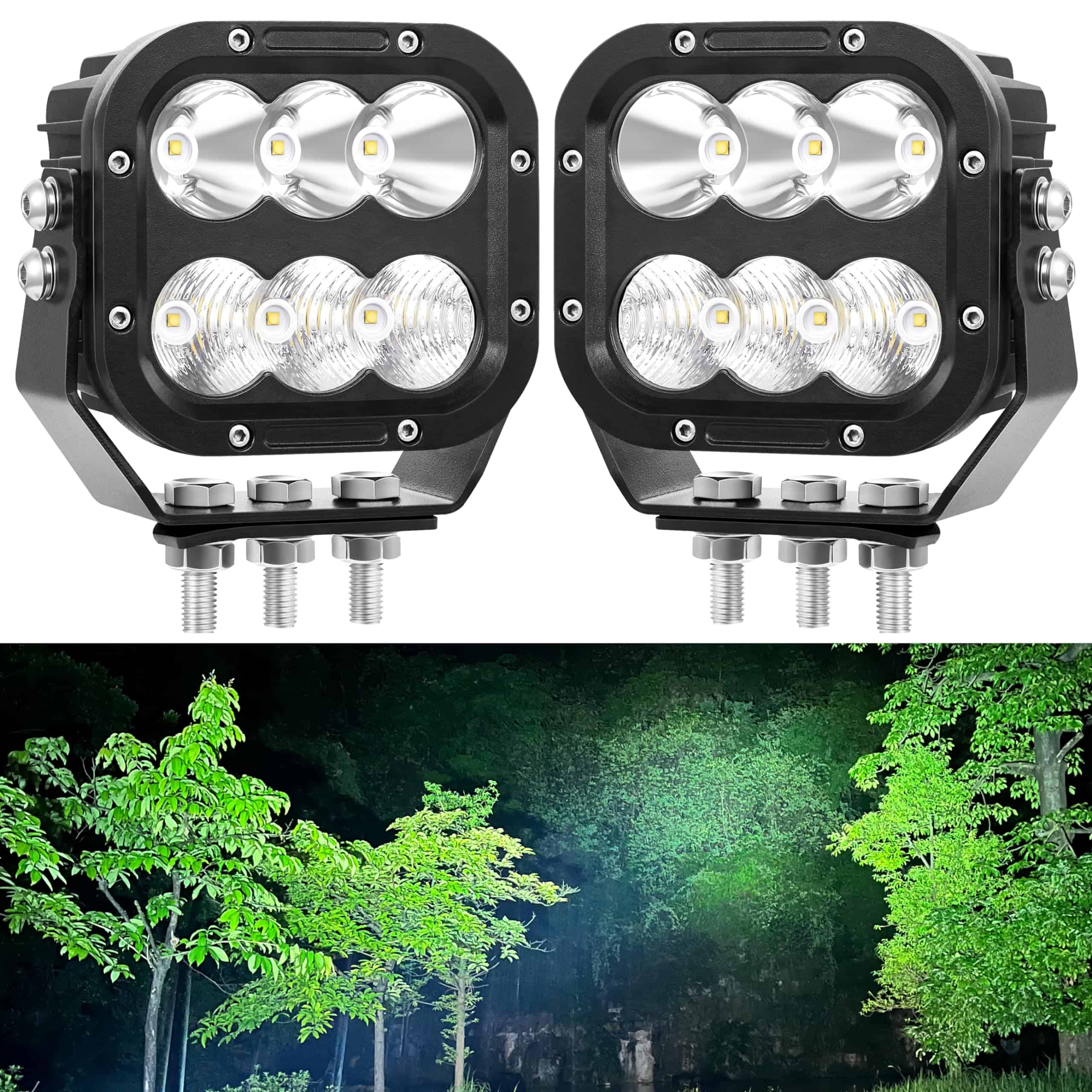 Luces LED SAN YOUNG, 5 Pulgadas Luces de Conducción Todo - Imagen 7