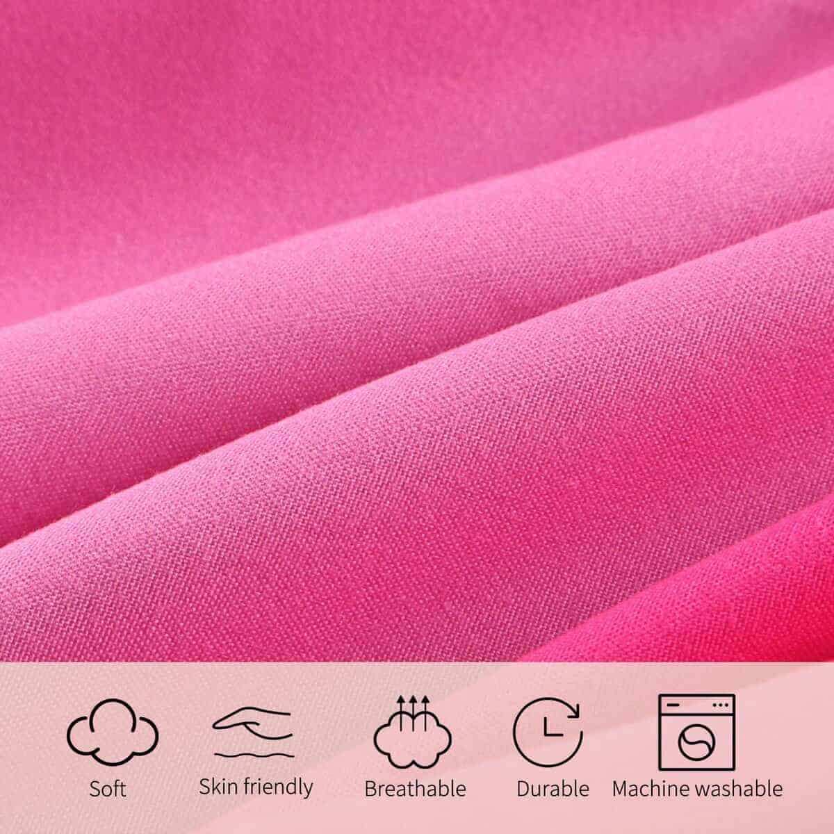 Rvciby Cute Pink Heart Duvet Cover Queen Size, Juego de - Imagen 5