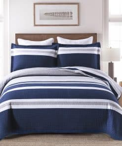 Set de Colcha King Size SahSahCasa, 100% Algodón, Colcha a