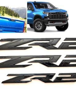 3 Piezas Nuevo Emblema ZR2 para Guardabarros y Portón