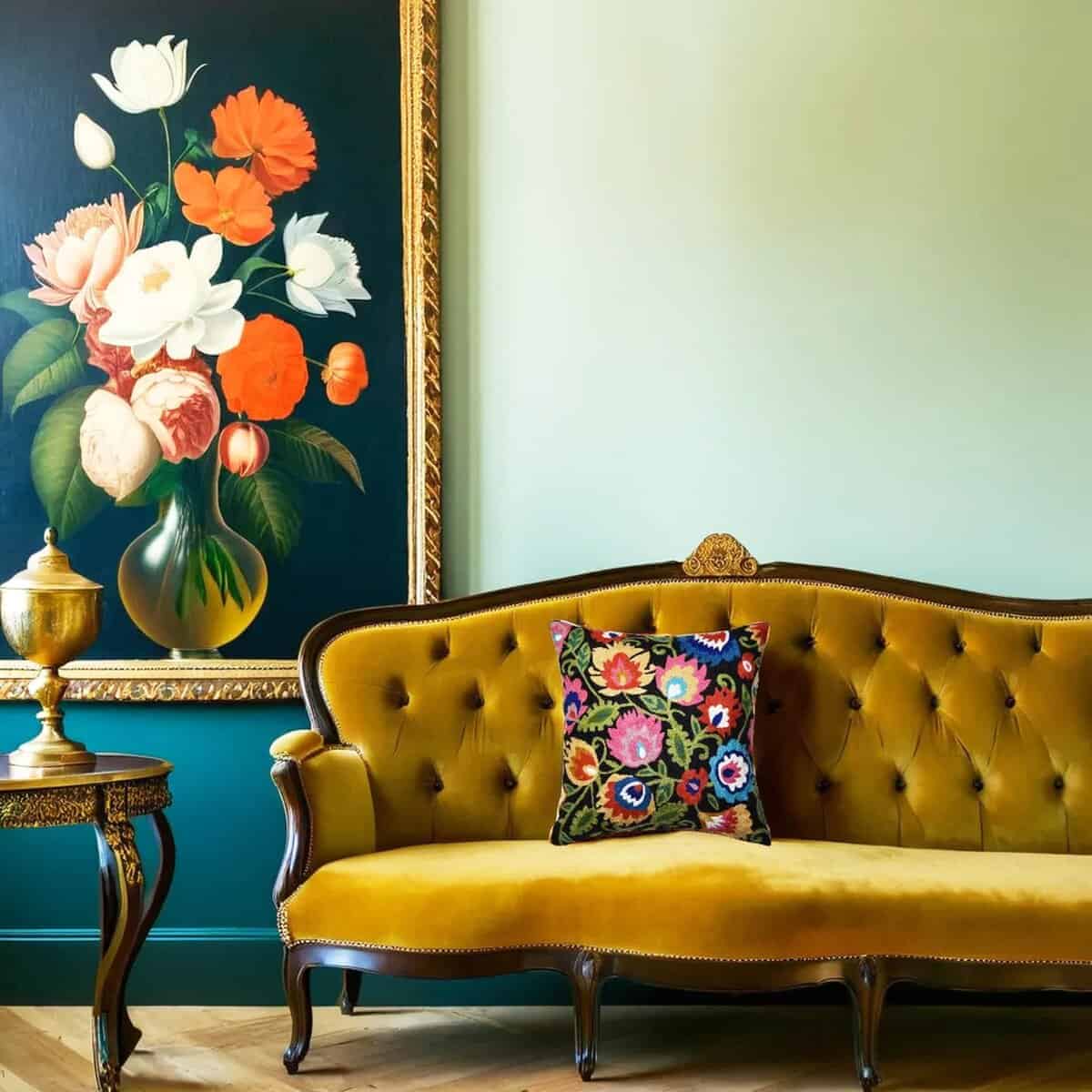 Funda de almohada floral Poland Negro Funda de cojín floral - Imagen 9