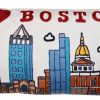 Funda de Almohada Lumbar Boston de Diseños de Cachemira con
