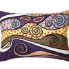 Funda de Almohada Lumbar Klimt de Kashmir Designs Noche