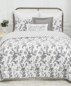 Juego de Edredón C&F Home C82630K.3FQSET Bleighton Negro