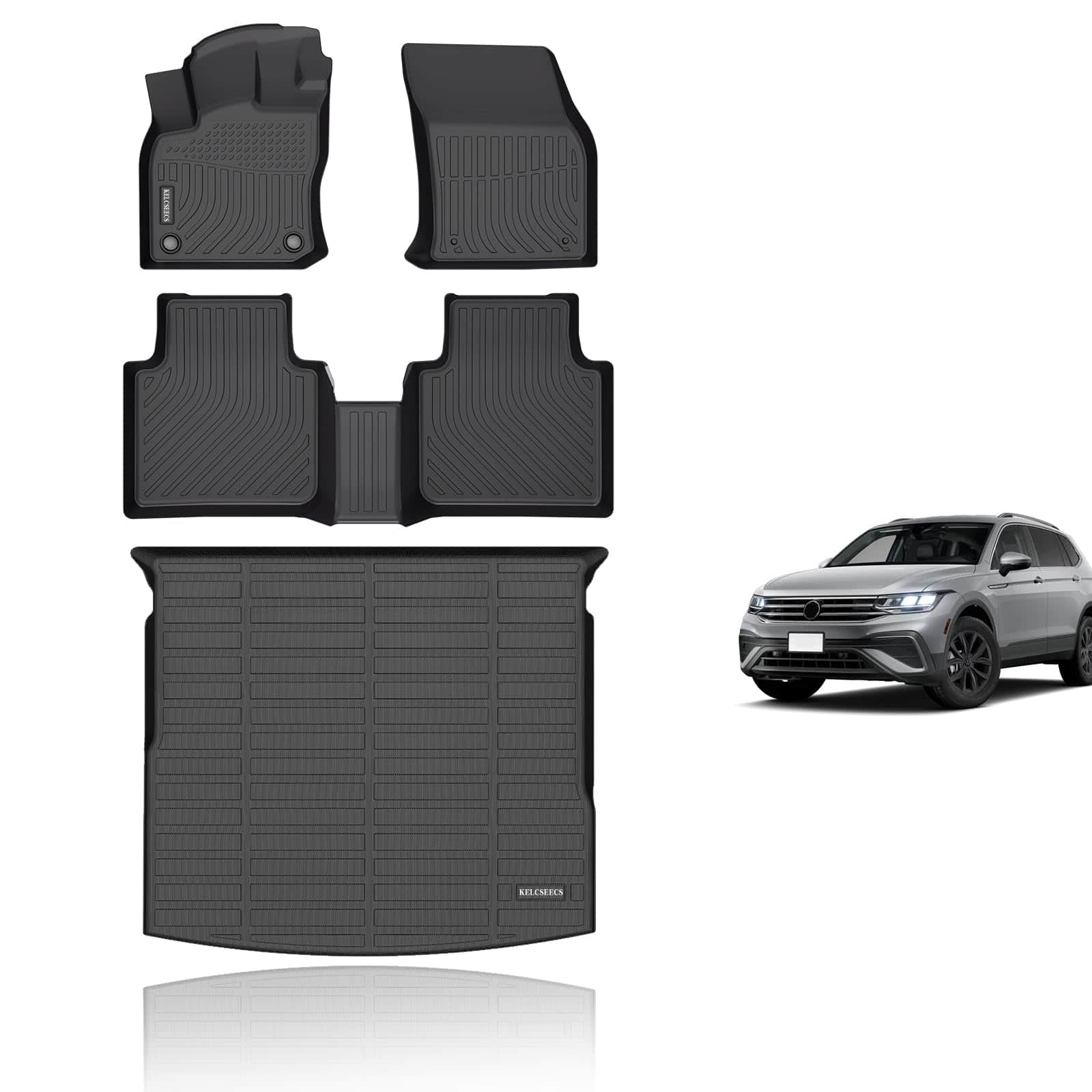 Tapetes y Forro de Carga Personalizados -Negro