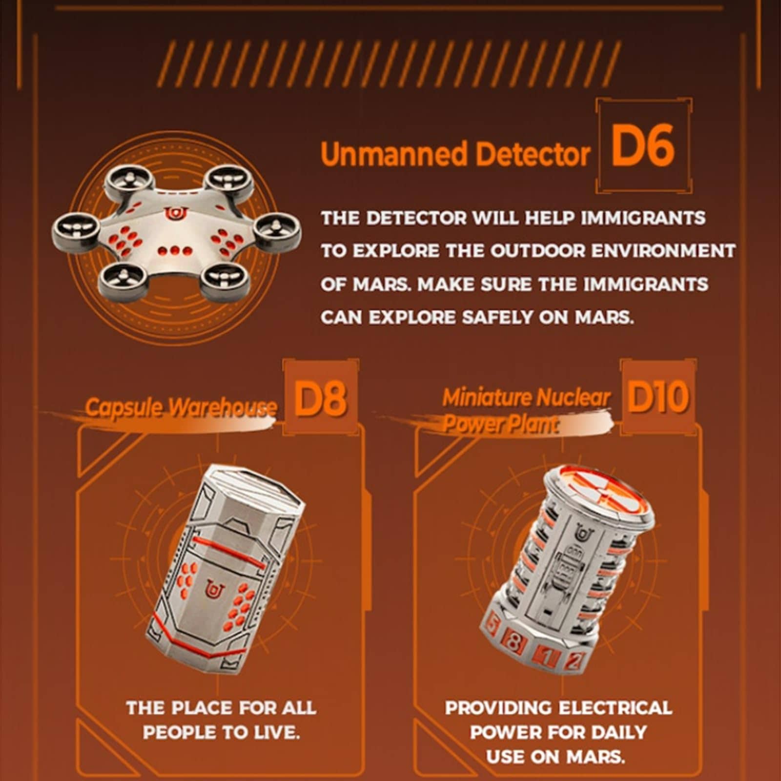 UD Unique Dice UFO Dice Set, Set de Dados DND, Set de Dados - Imagen 3