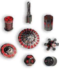 UD Unique Dice DND Dice Set, Juego de dados UFO, Juego de