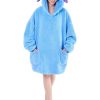 NEWCOSPLAY Manta con Capucha Wearable Sherpa para Mujer y