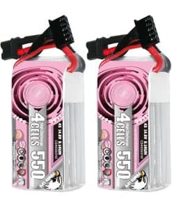2 Paquetes de Batería LiPo 4S 550mAh 110C 14.8V con XT30