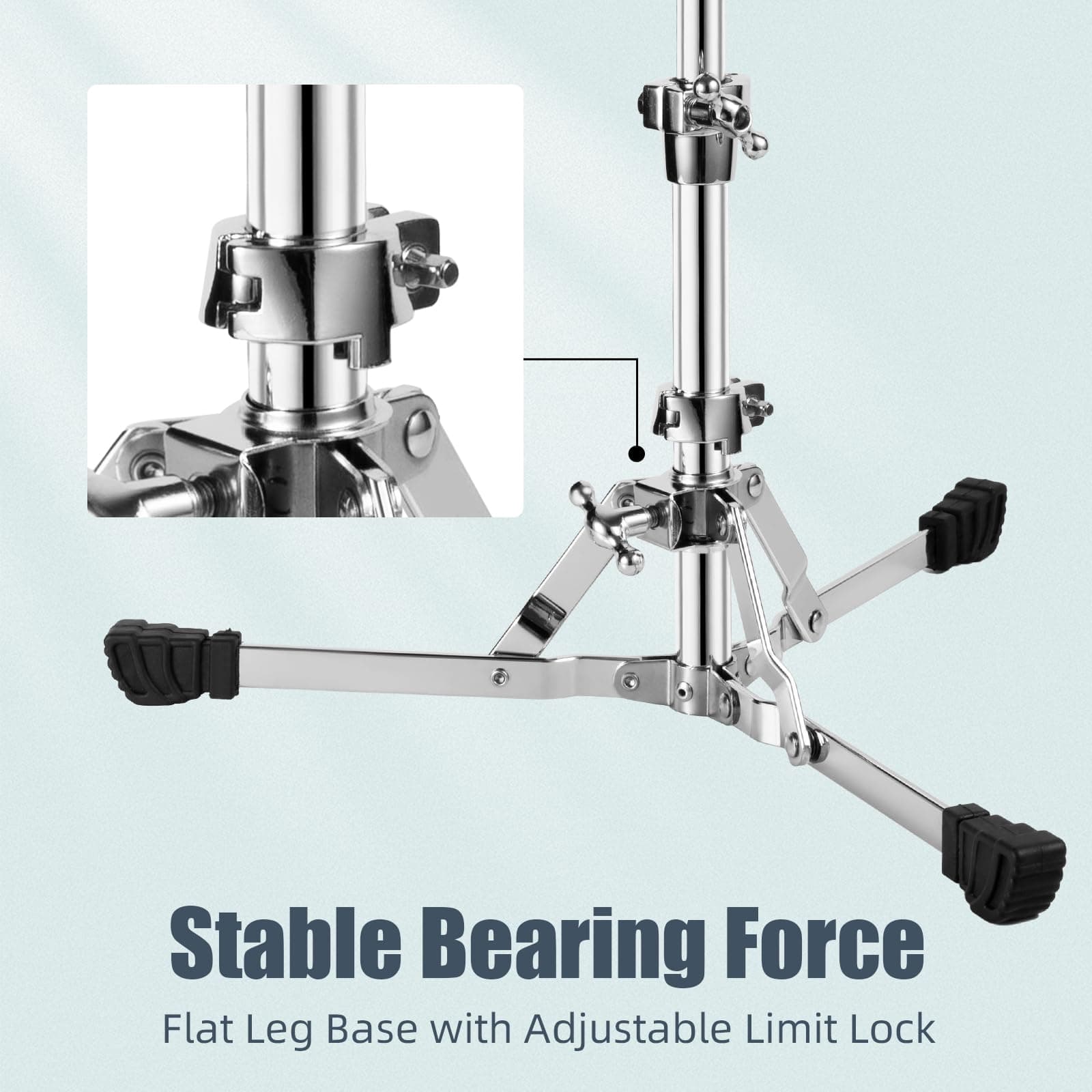 Soporte de Tambor de Redoblante TENTOTEN, Soporte Plano - Imagen 5