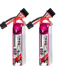 CODDAR 2 Paquetes 4S 850mAh XT30 15.2V 70C HV Batería LiPo