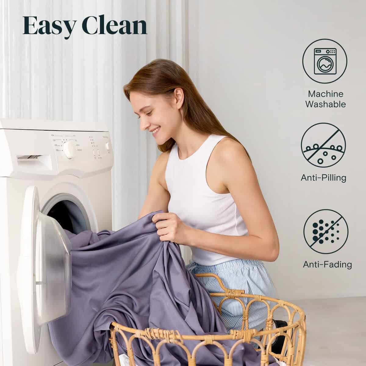 Juego de sábanas LuxClub, elaboradas de rayón derivado de - Imagen 7