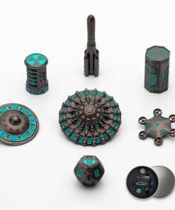 UD Unique Dice UFO Dice Set, Set de Dados DND, Set de Dados