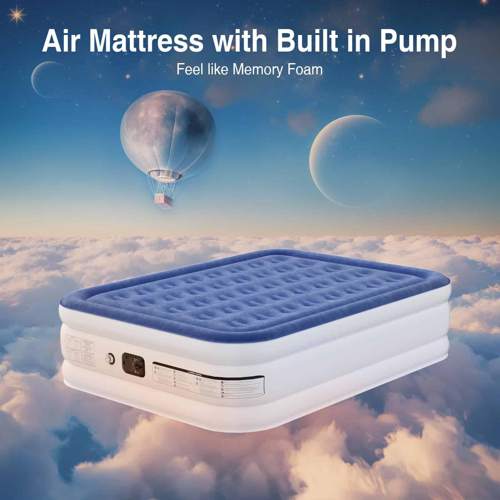 Colchón de Aire Premium Ezyrest Queen con Bomba - Imagen 8