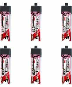 Paquete de 6 Baterías LiPo CODDAR A30 de 650mAh 1S 3.8V