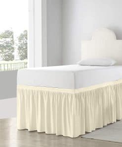 Faldón de Cama Colección Comfort para Dormitorio, Mezcla de