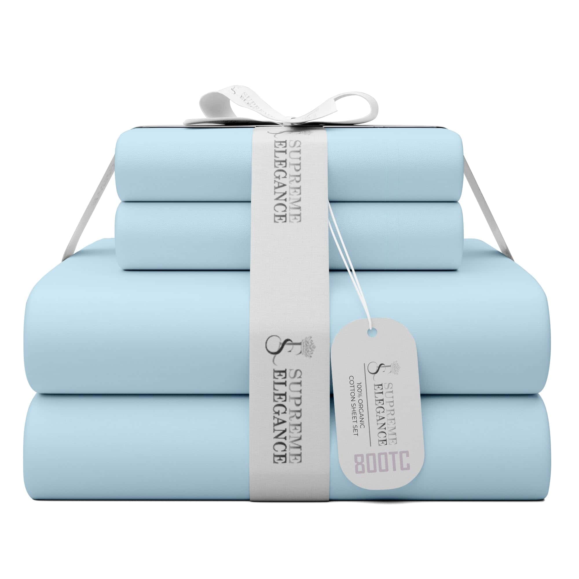 Juego de sábanas de seda y suavidad supremas de 800 hilos