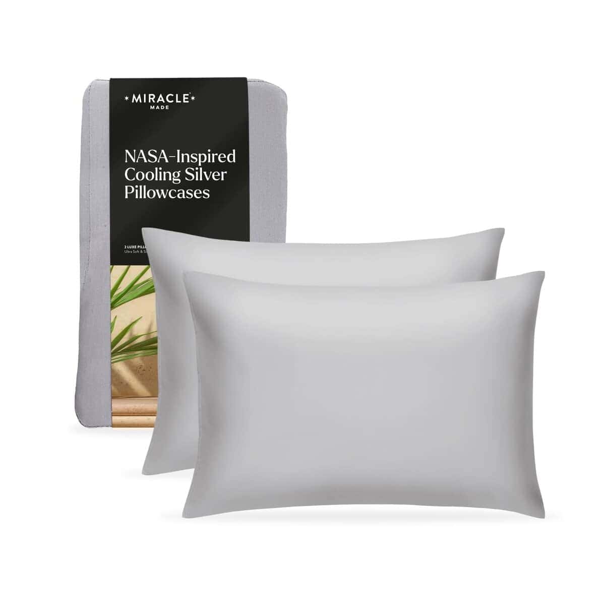 Funda de Almohada Refrigerante Miracle Made 2-Pack - Gris