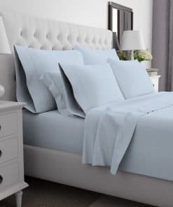 Juego de Sábanas de 100% Algodón Egipcio Tamaño Completo,