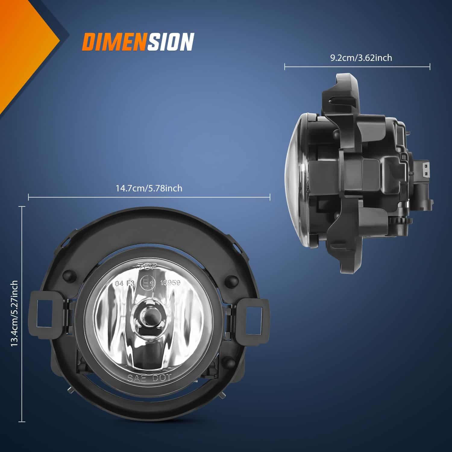 Nilight Conjunto de Luces Antiniebla Compatible con 2010 - Imagen 8