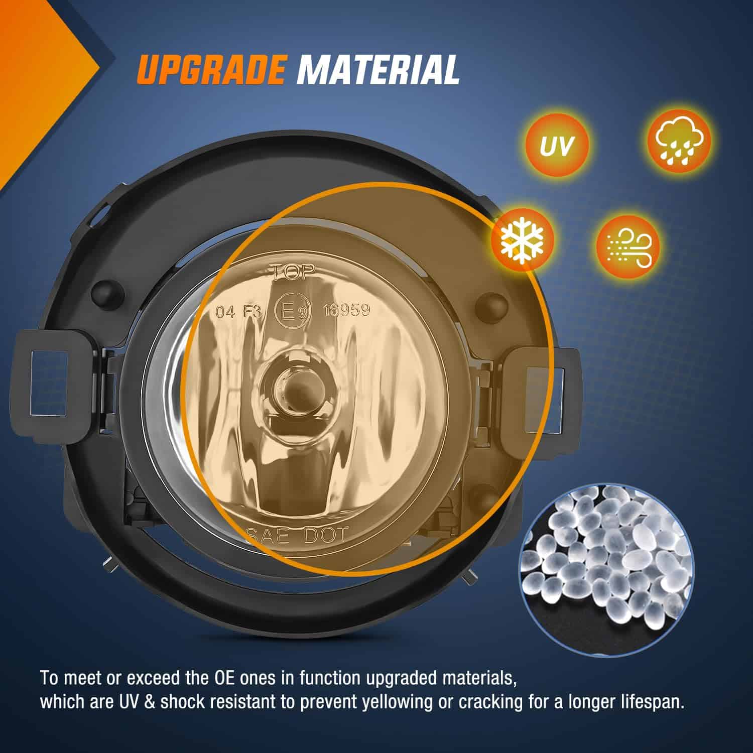 Nilight Conjunto de Luces Antiniebla Compatible con 2010 - Imagen 4