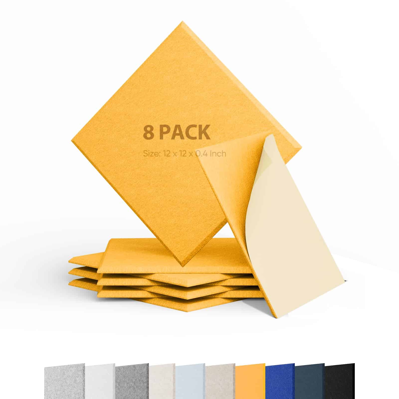 Berlai 8 Pack Paneles Acústicos Autoadhesivos de Espuma