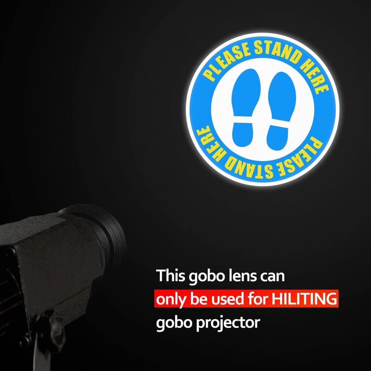 Lente HILITING HD Logo para Proyector de Logo LED GOBO - Imagen 4