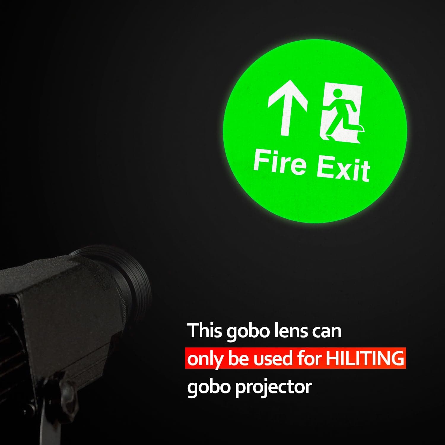 Lente HILITING HD Logo para Proyector de Logotipos LED GOBO - Imagen 4