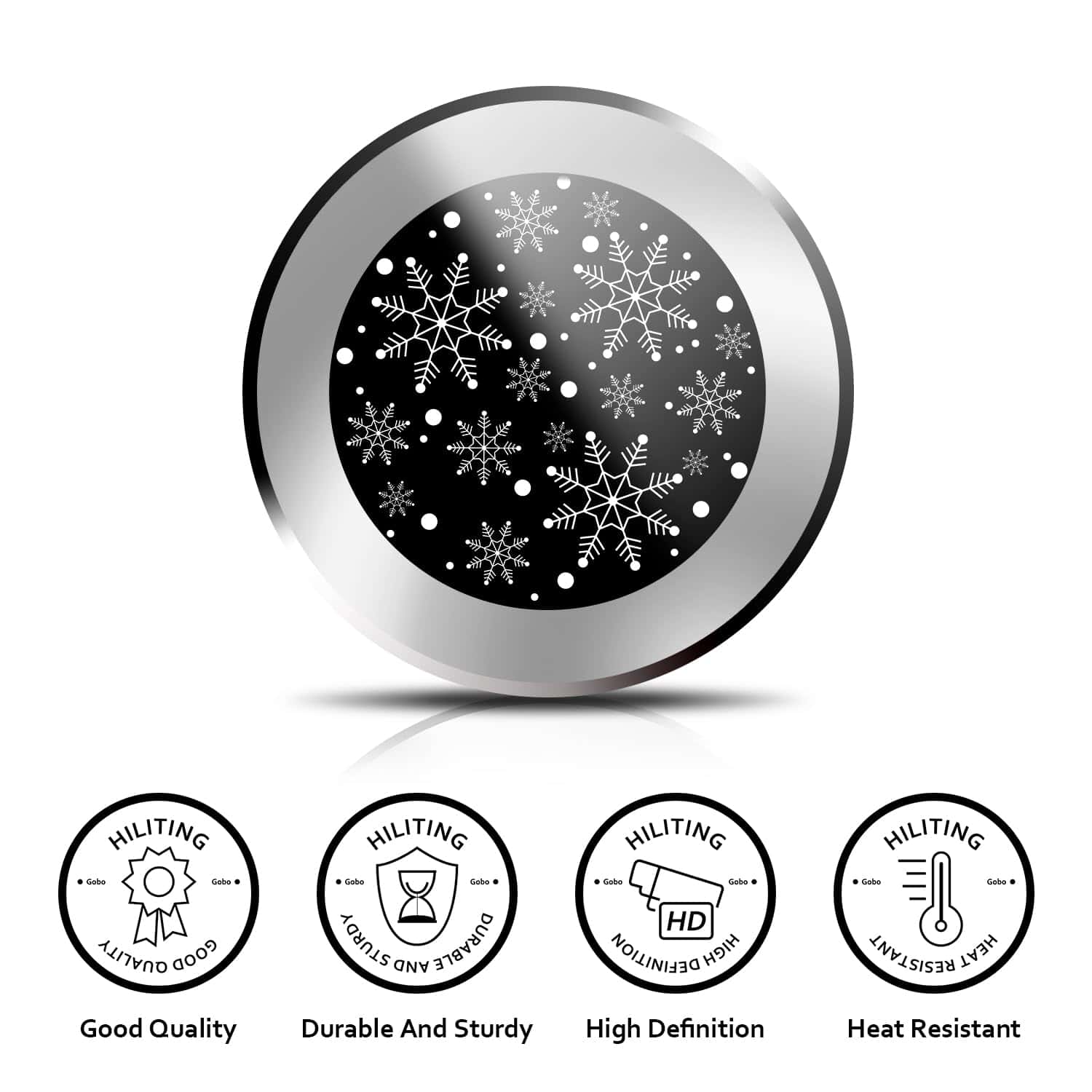 Lente de Vidrio HILITING HD Logo para Proyector de Logo LED - Imagen 3