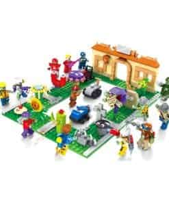 JHESAO Plantas y Zombies Juguetes de Ensamblaje Figuras de