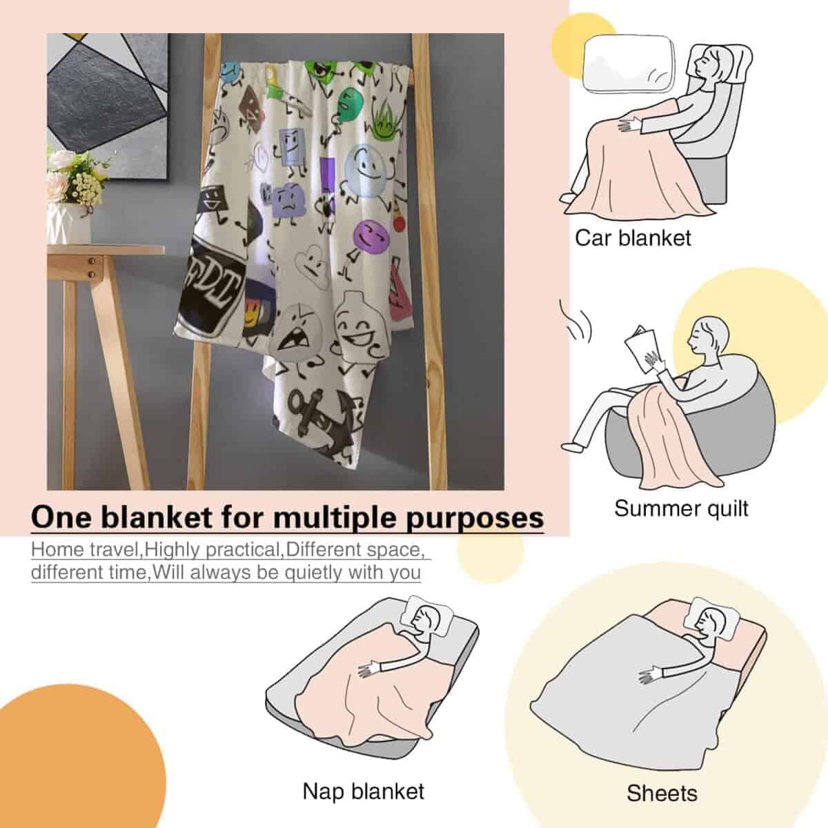 Manta de Anime Apiawa Bf-Di Manta de Juego Manta de - Imagen 6