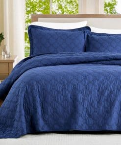 Juego de Colcha 100% Algodón Tamaño Queen, Juego de Ropa de